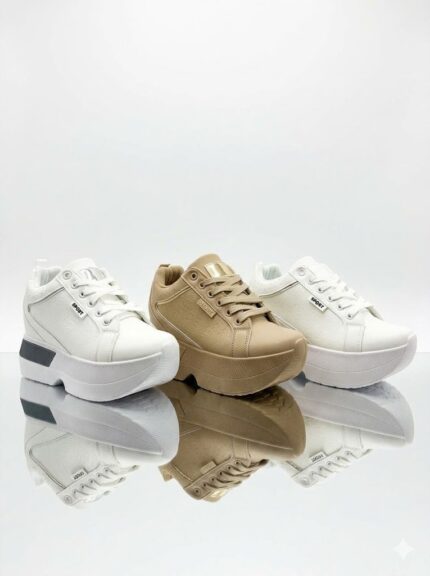 حذاء "سبورت" النسائي بنعل سميك (بلاتفورم) - لإطلالة عصرية وأطول