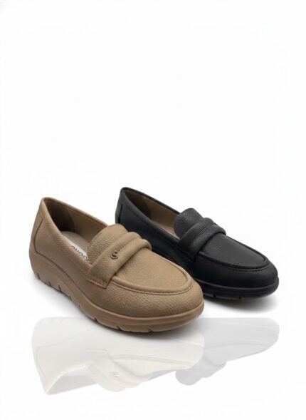 حذاء "لوفر" أسود طبي – مرونة وراحة فائقة لكل يوم