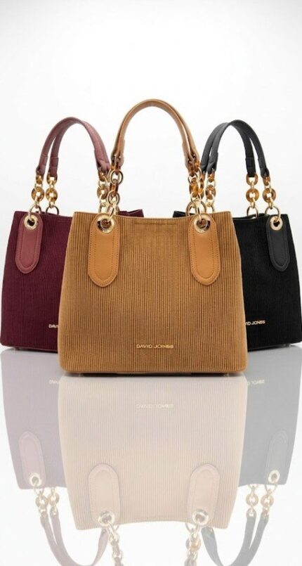 حقيبة "توت" قماش مضلع - فخامة التفاصيل بلمسة فرنسية