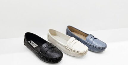 Alternative view of لوفر فلات MADYOS الكلاسيكي بجلد التمساح المضلع