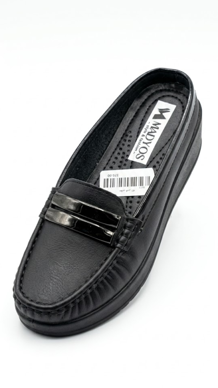 Alternative view of سابو "مودرن كلاسيك" الطبي – جلد ناعم بنعل بروتان وإبزيم معدني